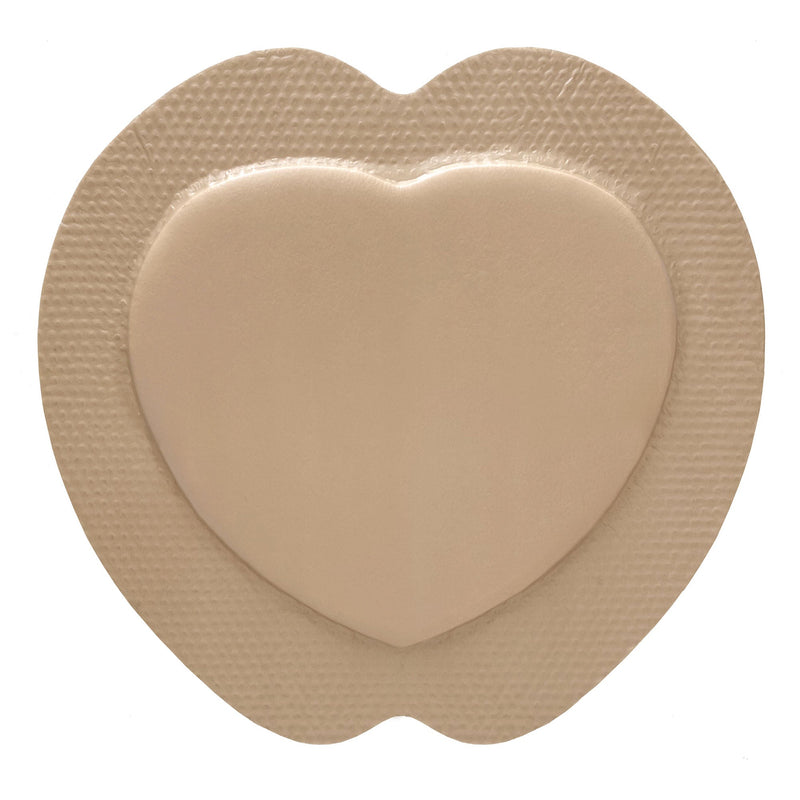 McKesson Hydrocellular Foam Dressing with Border Silicone Adhesive, Sacral (Case of 50)