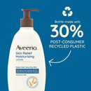 Aveeno Skin Relief Moisturizing Lotion Fragrance Free, 12-ounce Pump Bottle (Each)
