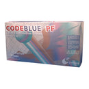 CodeBlue PF Latex Extended Cuff Length Exam Glove, Medium, Blue (Case of 500) 