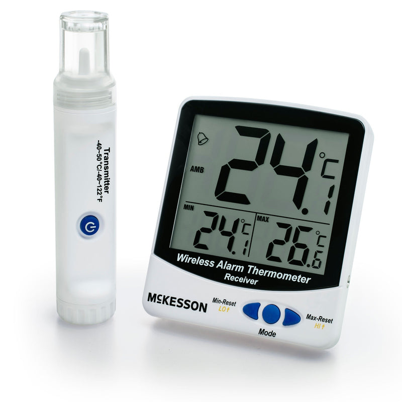 McKesson Digital Refrigerator / Freezer Thermometer with Alarm (Box) 