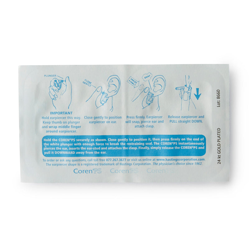 Coren PS Ear Piercer (Box of 6 Pairs)