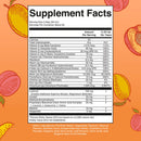 Multivitamin Supplement Mary Ruth's Liquid Morning Multivitamin + Hair Growth Vitamin A / C / D / E 1,010 mcg - 90 mg - 20 mcg - 18 mg Strength Liquid 30 oz. Peach Mango Flavor (Case of 6) 