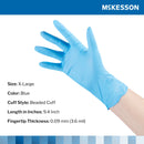 McKesson Brand McKesson Confiderm 3.8 Nitrile Exam Glove, Extra Large, Blue (1000/CS) 