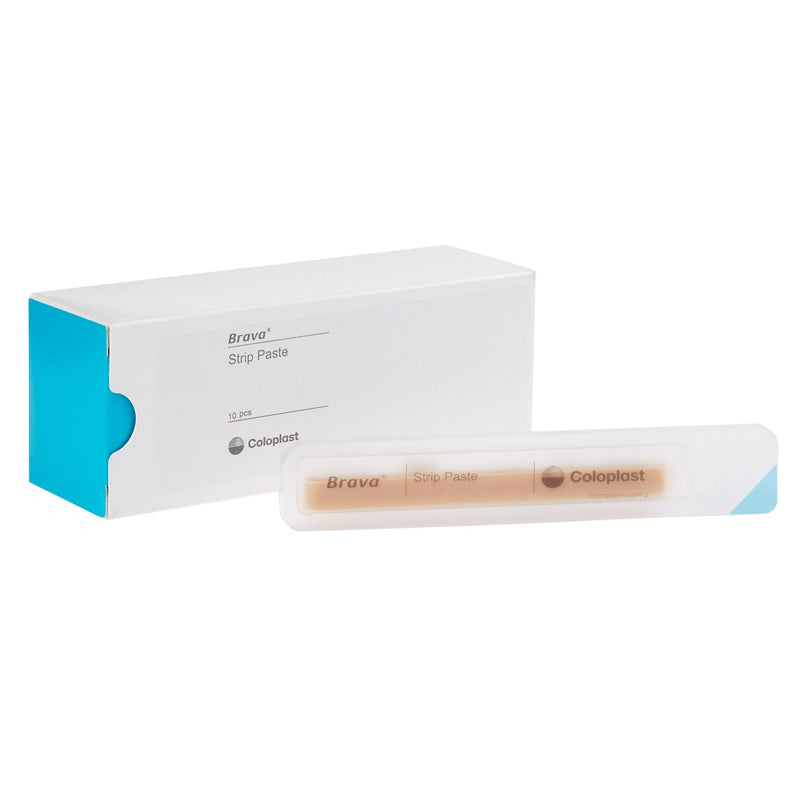 Coloplast Brava Moldable Ostomy Barrier Strip Paste, 10 strips (10/BX) 