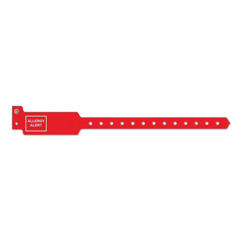 Sentry SuperBand Allergy Alert Identification Band, 11 – 13 Inch, Red (Box of 250)