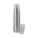 RJ Schinner Co Solo Graduated Drinking Cup, Ultra Clear, 10 oz, Clear Plastic, Disposable (1000/CS) 