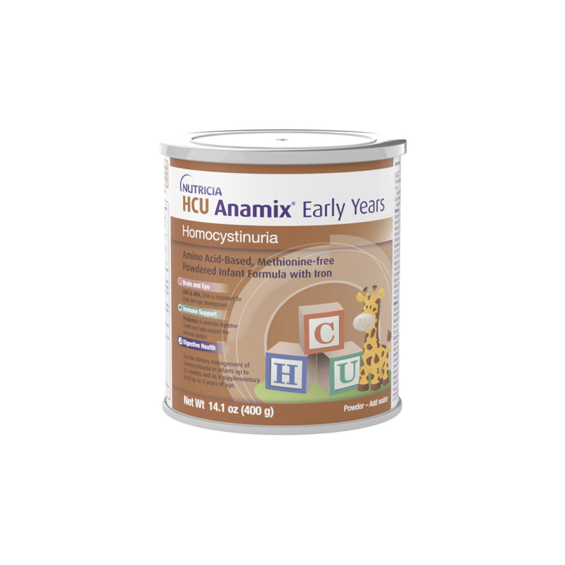 Infant Formula HCU Anamix Early Years Unflavored 14.1 oz. Can Powder Amino Acid / Iron Homocystinuria (Case of 6)