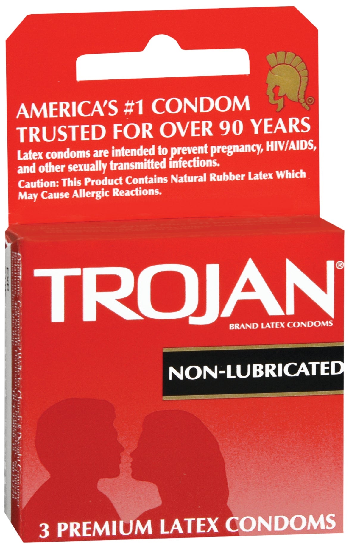 Church and Dwight Trojan Nonlubricated Latex Condom (3/BX) 