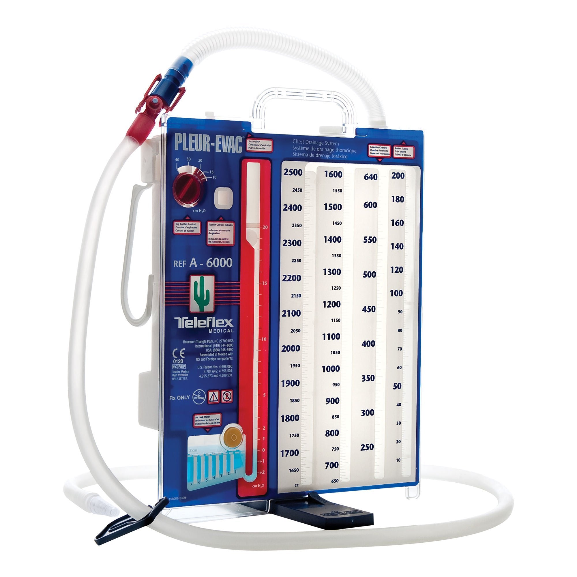 Chest Drain System Pleur-evac A - 600 Cactus 2500 mL (Case of 6)