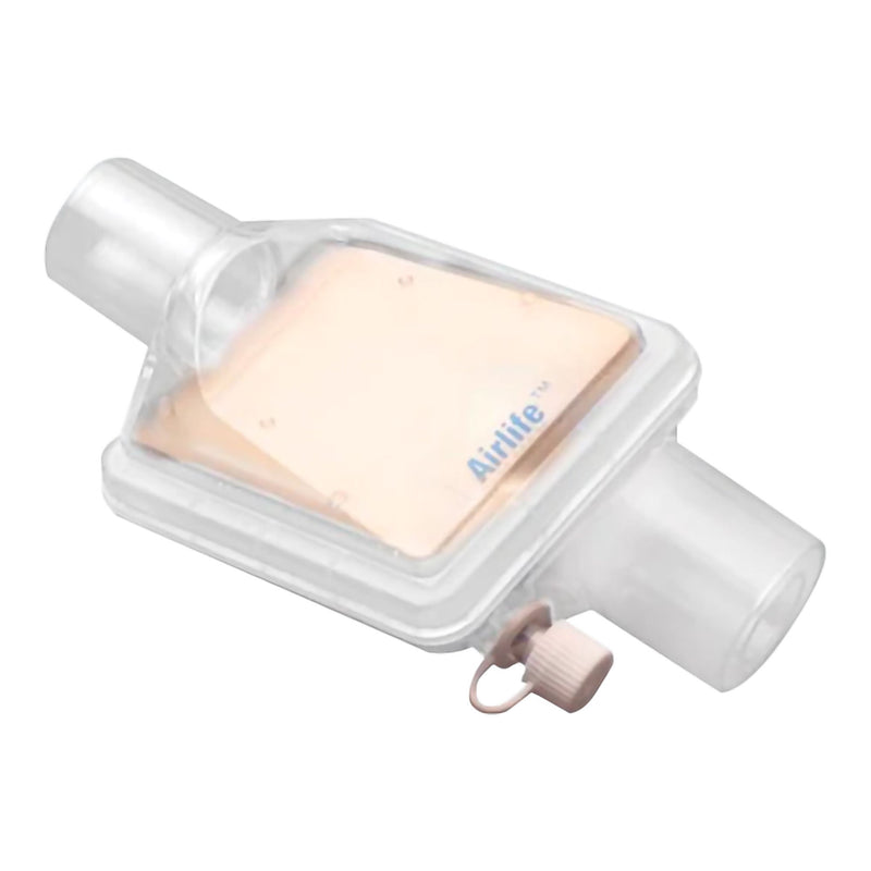 Heat and Moisture Exchanger with Filter AirLife 33 mg H₂O/L @ VT 500 mL 0.9 cm H₂O @ 30 LPM Straight