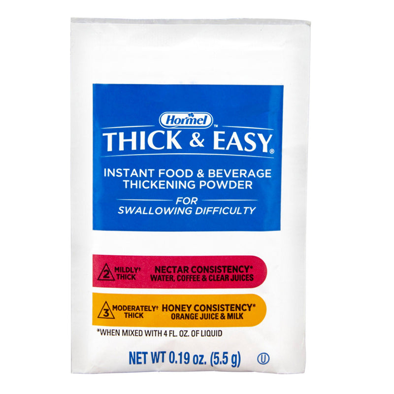 Thick & Easy Nectar Consistency, Food and Beverage Thickener (Case of 100)