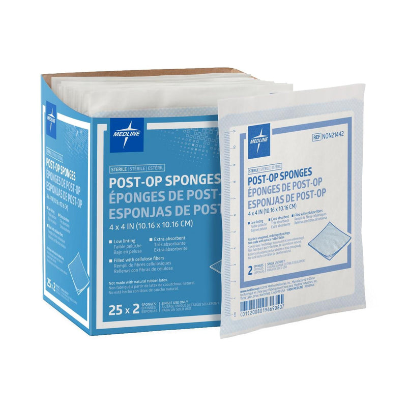 Avant Gauze Sterile Nonwoven Sponge, 4 x 4 Inch, 4-Ply (Case of 1200) 