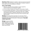Solace Nutrition Oral Supplement Galaxtra Unflavored Powder 375 Gram Jar 
