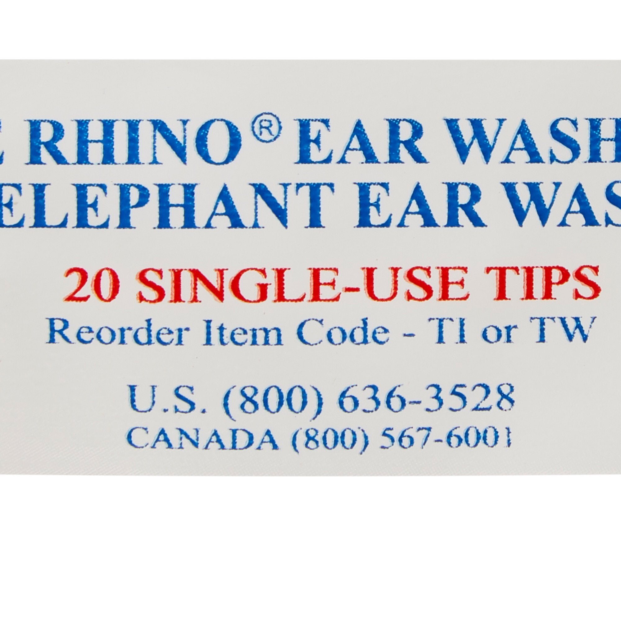 Doctor Easy Medical Products Doctor Easy Elephant Ear Wash System Tips (20/PK) 