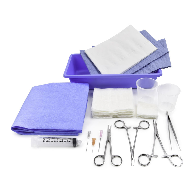 Laceration Tray McKesson Sterile 