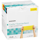 McKesson Brand McKesson Exercise Resistance Band, Yellow, 5" x 25 Yard, Extra-Light Resistance 