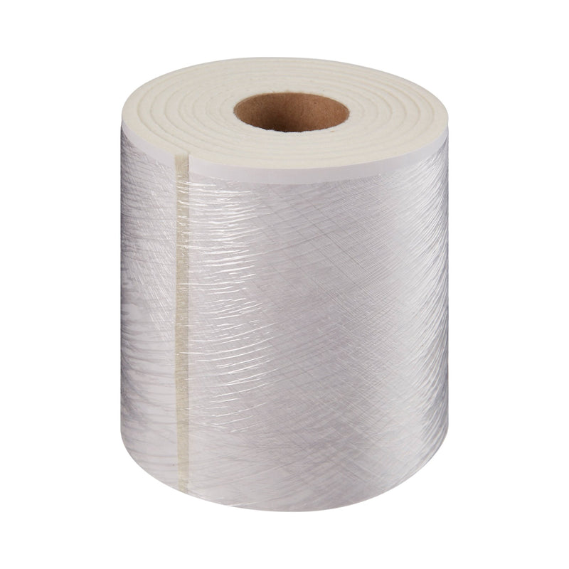 McKesson White Wool / Rayon Adhesive Orthopedic Felt Roll, 6 Inch x 2-1/2 Yard (Case of 15)