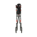Nitro HD Bariatric Four-Wheel Rollator, Black