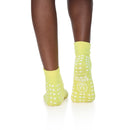 Pillow Paws Risk Alert Terries Slipper Socks, Extra Large, Pale Yellow (Case of 48 Pairs)