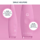 ISSA baby Soft Silicone Sonic Toothbrush, Pearl Pink Bunny 