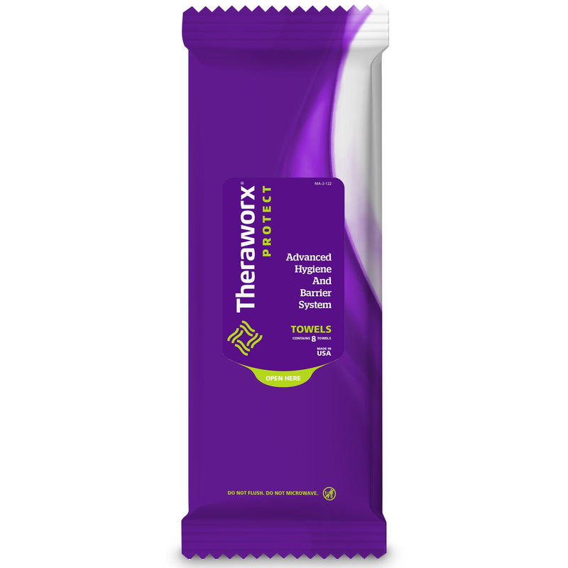 Theraworx Protect Advanced Hygiene Barrier System Personal Hygiene Barrier Wipe (Case of 240)
