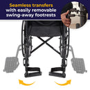 drive Silver Sport 1 Wheelchair, 18-Inch Seat Width (Each)