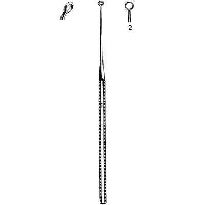 Sklar Buck Ear Curette - Angled, Blunt,