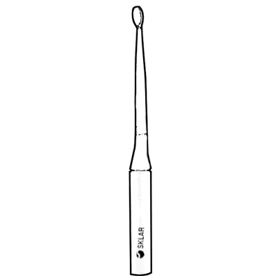 Sklar Hatfield Bone Curette - 11", Oval, 3.5mm x 5.5mm - 41-1901 