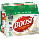 Boost High Protein Vanilla Complete Nutritional Drink, 8 oz. Bottle (Case of 24)