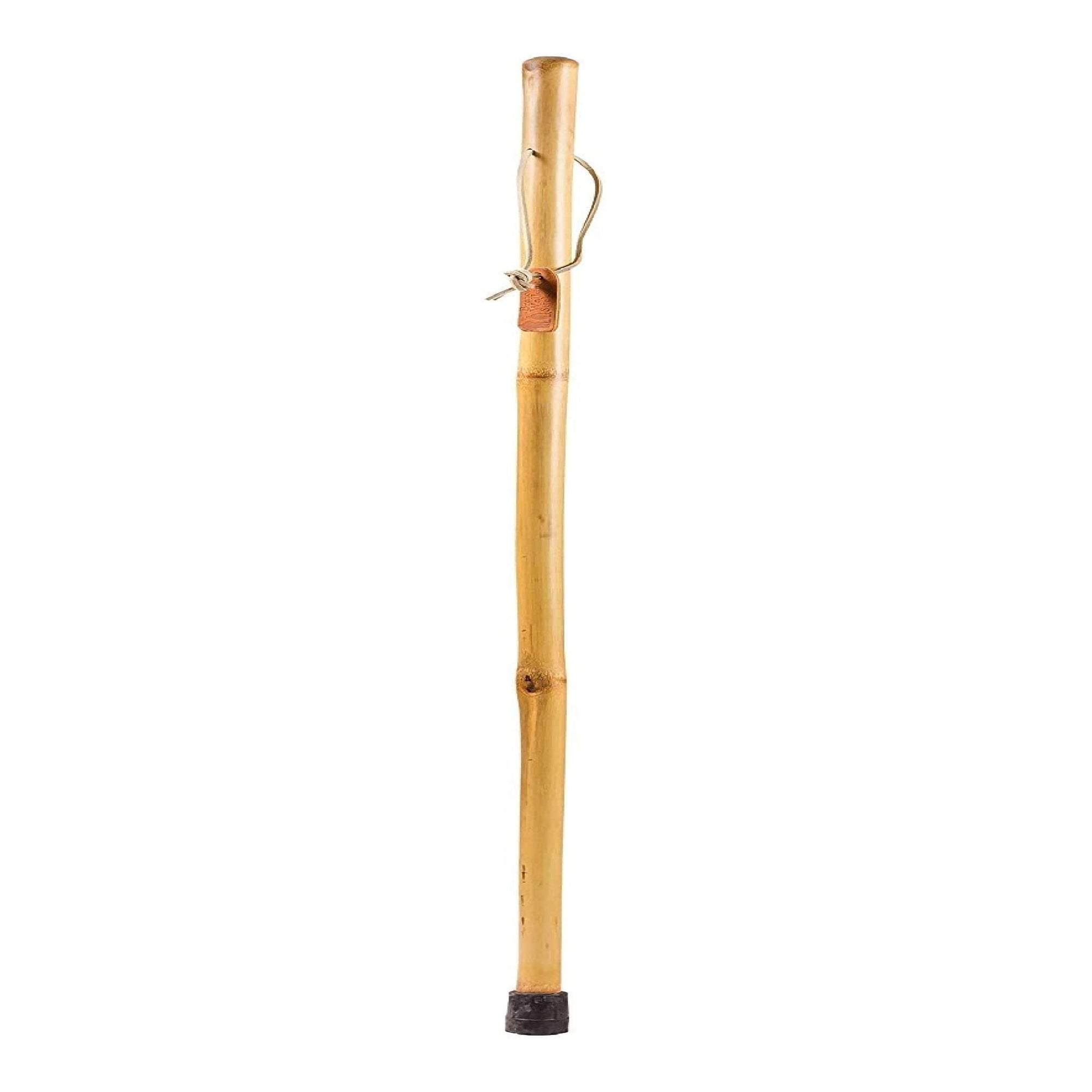 Mabis Healthcare Brazos Iron Bamboo Rustic Walking Stick, 48 Inch Height 