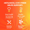 Metamucil Psyllium Fiber Supplement, Orange Powder (Each)
