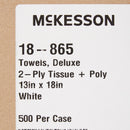McKesson Brand McKesson Nonsterile White Procedure Towels, 13 x 18 Inch (500/CS)
