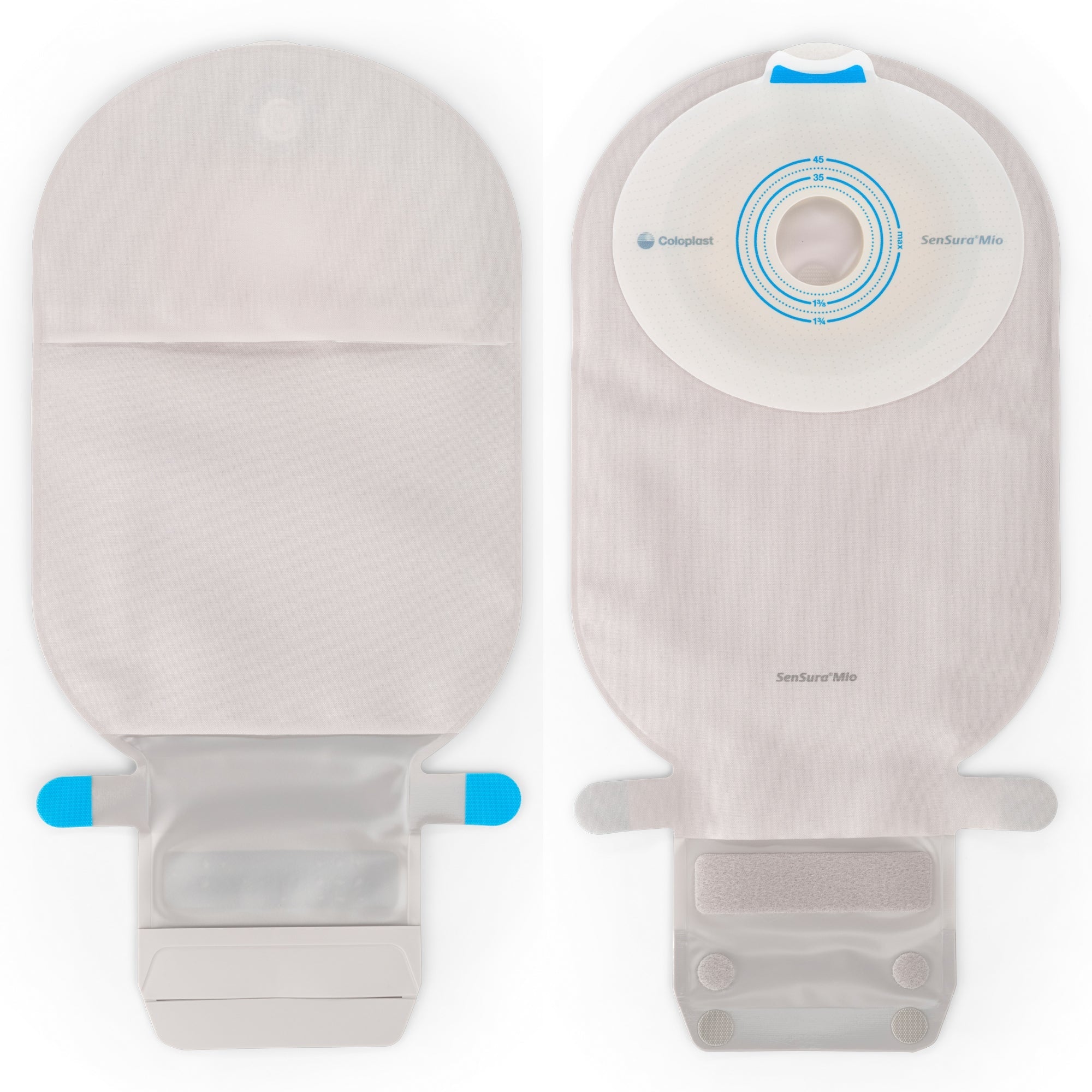 Coloplast SenSura Mio Flat 1-Piece Opaque Ostomy Pouch, 45mm Stoma (10/BX) 