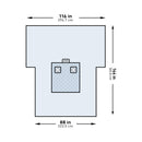 McKesson Brand McKesson Sterile Bilateral Limb Drape, 116 x 88 x 144 Inch (12/CS) 