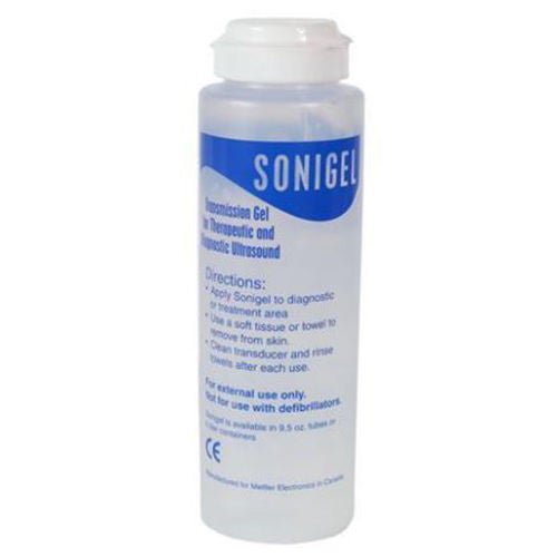 Ultrasound Gel Sonigel Medium Viscosity 8.5 oz. Bottle NonSterile (Case of 12)