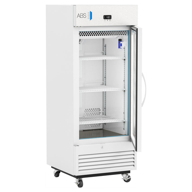 Upright Refrigerator ABS Pharmaceutical 12 cu.ft. 1 Glass Swing Door Cycle Defrost (Each)