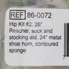 FabLife Hip Kit with 26 Inch Reacher and 24 Inch Metal Shoehorn (Each)