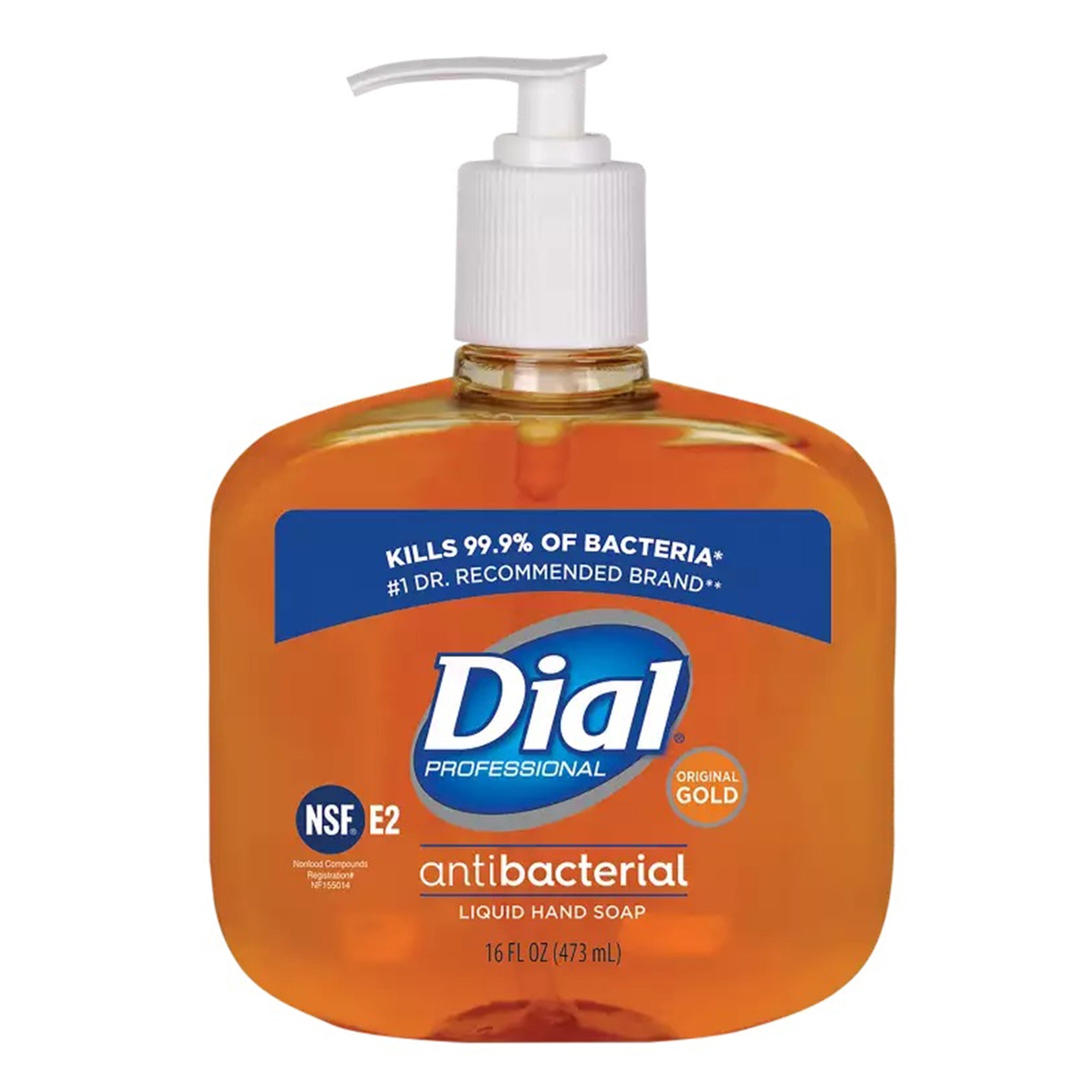 Antimicrobial Soap Dial Gold Liquid 16 oz. Pump Bottle Scented 