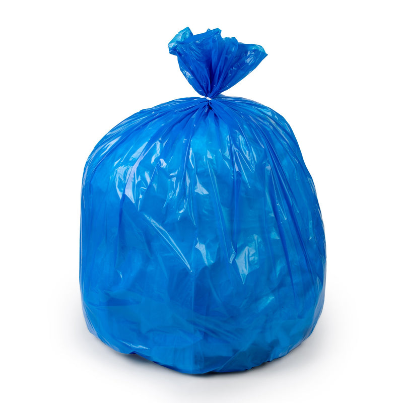 Colonial Bag Recycling Bag, Blue, 15-gallon Capacity (Case of 250)