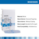 McKesson Confiderm STR Nitrile Exam Glove, Small, Blue (Case of 4 Boxes)