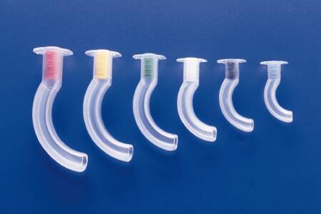 Guedel Oropharyngeal Airway Yellow 90 mm Length ISO 9 NonSterile Adult 