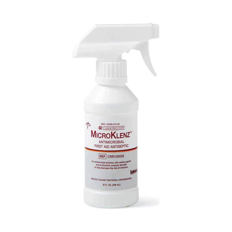 Medline Wound Cleanser Microklenz 8 oz. Spray Bottle NonSterile Antimicrobial (CRR108008 / CS) 