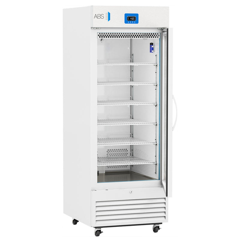 Premier Upright Refrigerator ABS Pharmaceutical 26 cu.ft. 1 Glass Swing Door Cycle Defrost