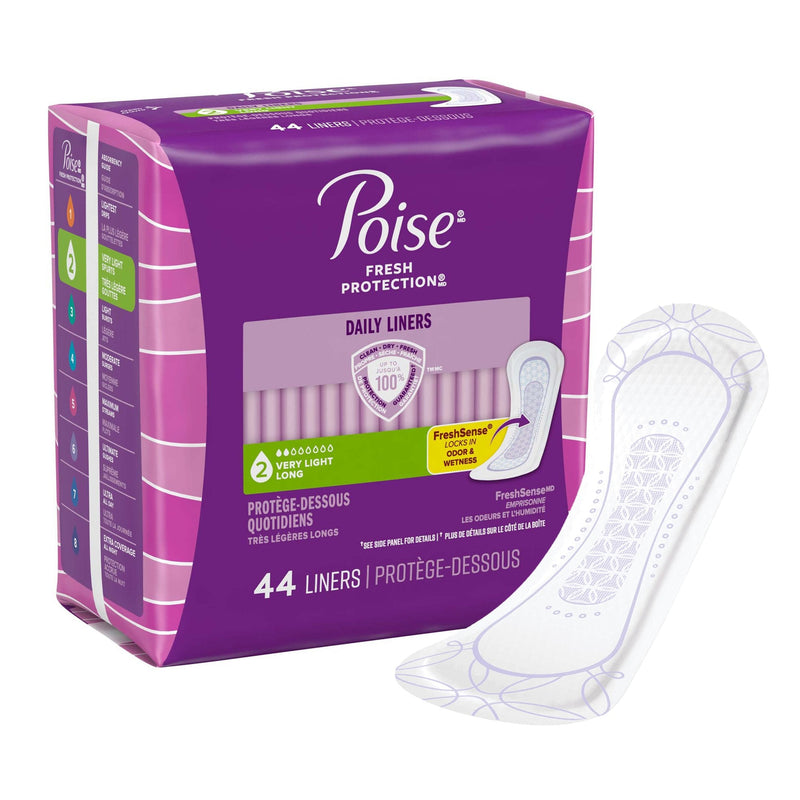 Kimberly Clark Poise Bladder Control Pads for Women, Light Absorbency, 8.5-Inch Length (264/CS) 