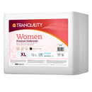 Principle Business Enterprises Absorbent Underwear Tranquility Pull On with Tear Away Seams Adult X-Large Female Disposable Heavy Absorbency (48/CS) 