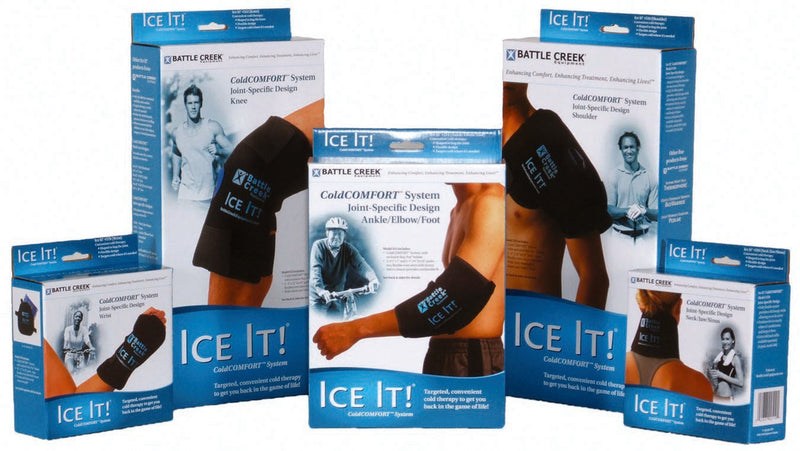 Battle Creek Ice It! F/G*Pack Combo Cold Pack for Ankles, Elbows and Feet 