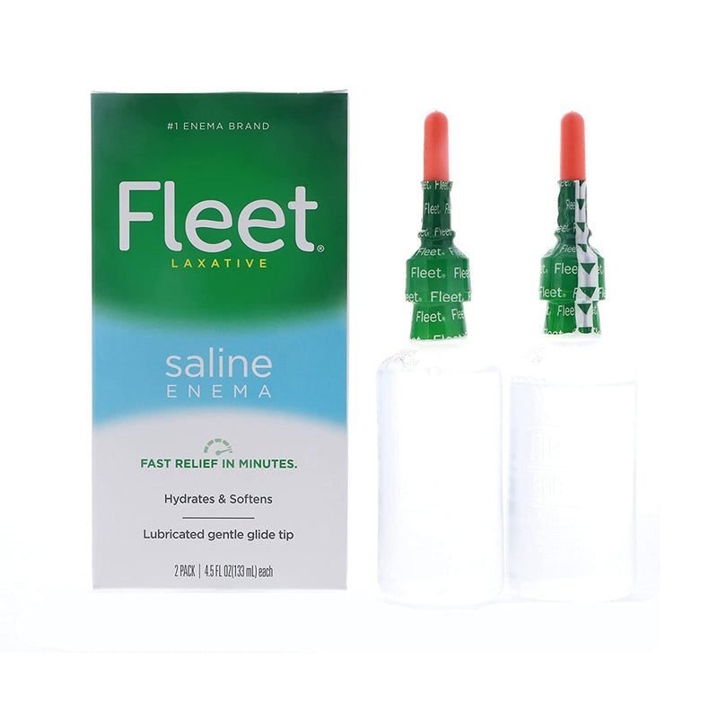 Fleet Monobasic Sodium Phosphate / Dibasic Sodium Phosphate Enema, 4.5 fl. oz. (Box of 2)