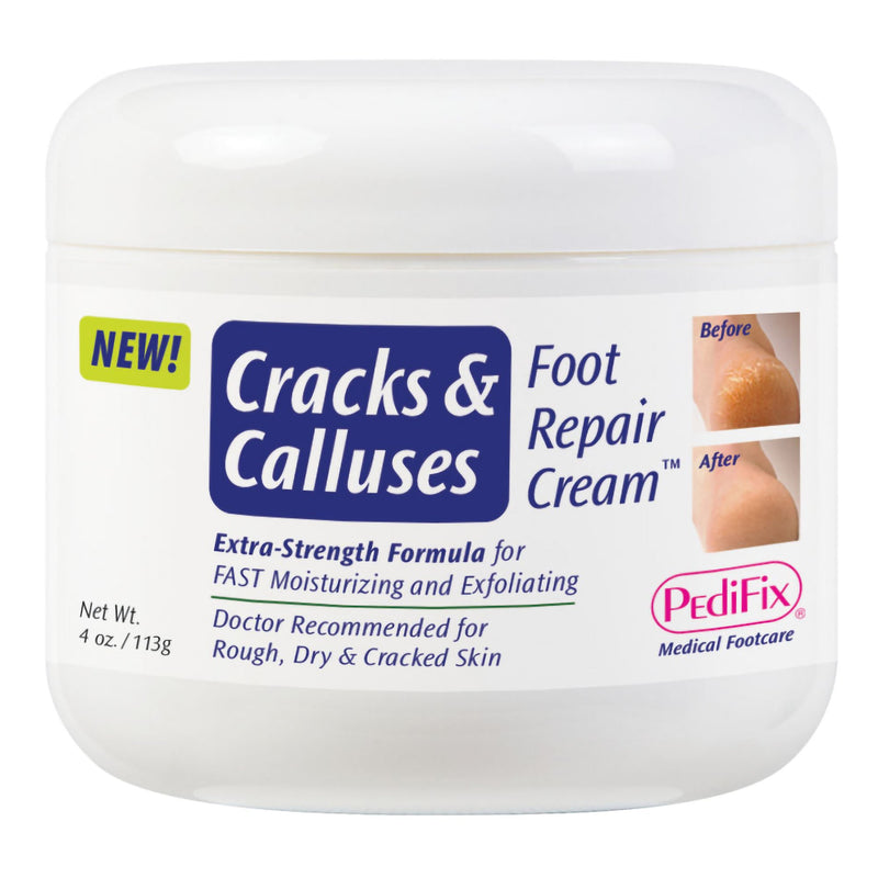 PediFix Cracks and Calluses Foot Repair Cream, 4-ounce Jar (Each)