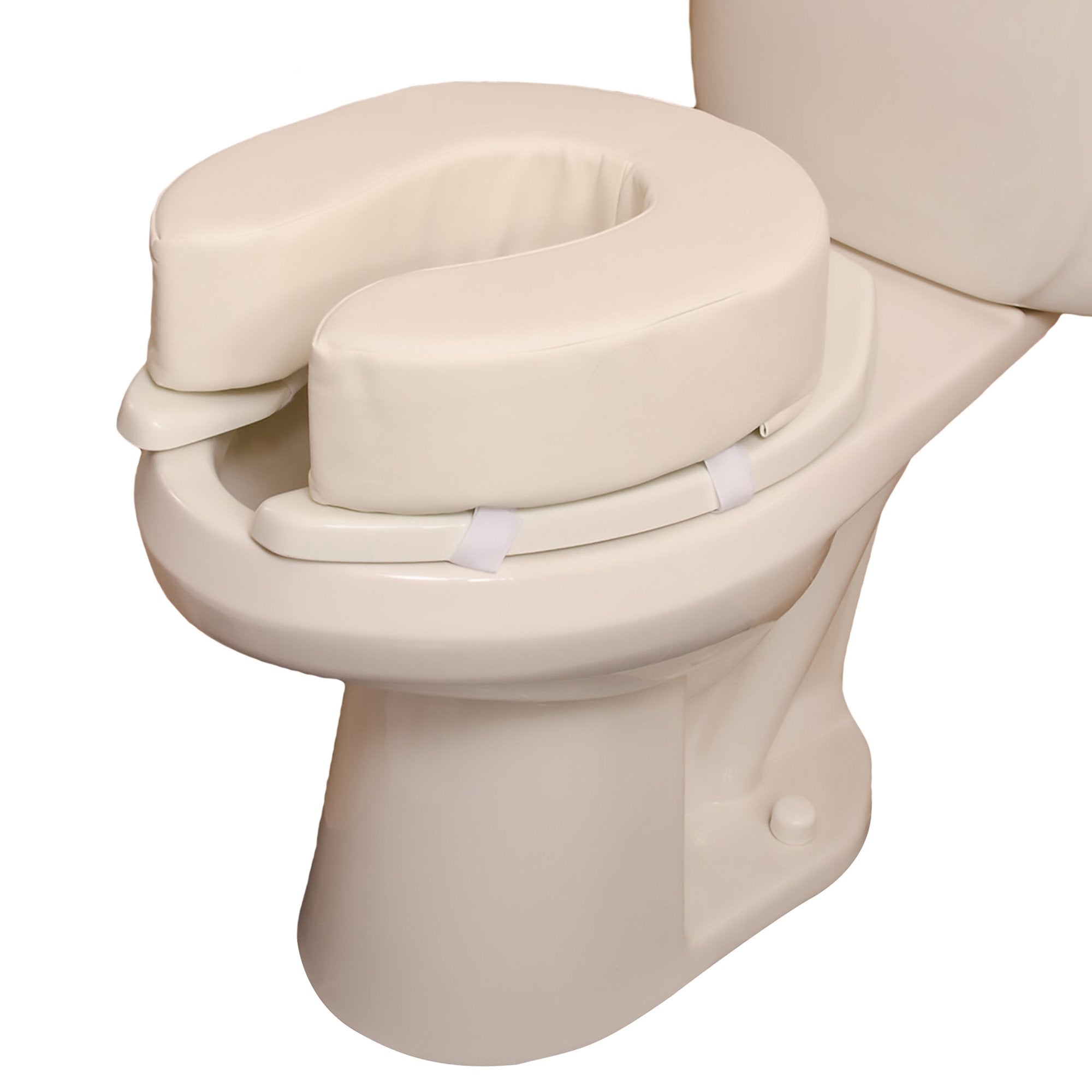 Mabis Healthcare DMI Vinyl Toilet Seat Cushion, 2-Inch Height 