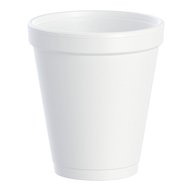 Dart White Styrofoam Drinking Cup, 8-ounce capacity (Case of 1000) 